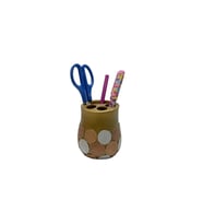 KALEMLİK ALTIN PUANLI POLİRESİN OFİS GERECİ 9X9X10CM
