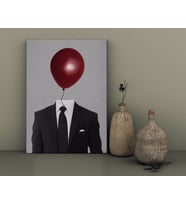 BK Home Balloon Man Tasarımlı Kanvas Tablo-1