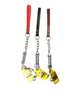 Cans SL111C Uzun Yaylı Çelik Gezdirme Tasması Çok Renkli 4 MM x 50 CM