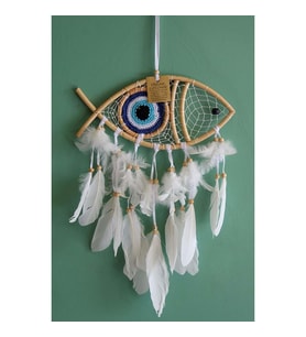 Rüya Kapanı Düş Kapanı Dream Catcher Balık Tasarımı