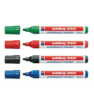 Edding 260 Yazı Tahtası Kalemi 4'lü Karışık 