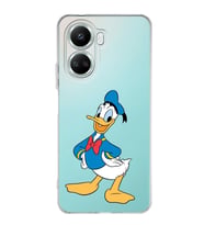 Huawei Nova 10 Se Uyumlu Kapak Donald Duck Tasarımlı Şeffaf Silikon Kılıf