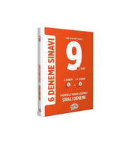 9. Sınıf (3+3) Fasiküllü Tamamı Çözümlü 6 Deneme Sınavı Yeni