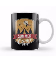 Cute Summer Camp 2018 for Campers Kupa Bardak Porselen