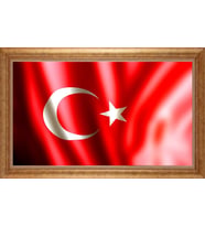EV İŞYERİ OFİS İÇİN ALTIN ÇERÇEVELİ PASPARTULU TABLO VB569