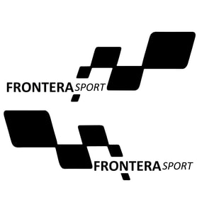 FRONTERA sport Etiket Yapıştırma 30cmx11cm MMD214