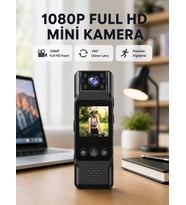 180 Derece Dönebilen Mini Kamera Full HD TFT Ekran Hareket Sensörlü (Kopya)