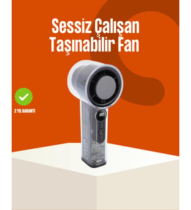 Yüksek Hızlı Şarjlı Fan Kamp, Ofis ve Açık Hava İçin İdeal
