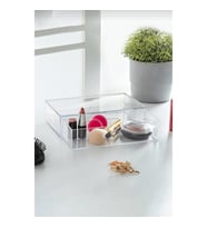 Şeffaf Çekmece Makyaj Takı Organizeri Düzenleyici 10×18×4 cm