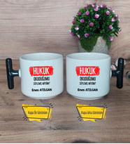  Hukuk Okuduğumu Söylemiş Miydim  Kupa Bardak T Siyah Kulplu Hukuk Öğrencisine Hediye