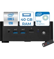 Msı Cubı Nuc Intel Core 5 120U 40GB Ddr5 2tb SSD Iris Xe Graphics Windows 11 Pro Mini Bilgisayar 1M013BEUH15 + Zettausbbellek