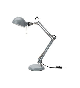 Turkuaz 35 cm çalışma lambası, şık ve dayanıklı tasarım (Krem)