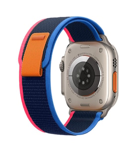 E2M APPLE WATCH 38-40-41MM KRD-27 TRIAL ÇİFT RENKLİ LACİVERT KORDON