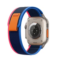 E2M APPLE WATCH 38-40-41MM KRD-27 TRIAL ÇİFT RENKLİ LACİVERT KORDON