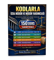 KODLARLA İCRA MÜDÜR VE MÜDÜR YARDIMCILIĞI – 150 DERS TAMAMI RENKLİ SINAVA HAZIRLIK SETİ