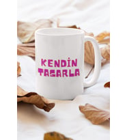 Kendin Tasarla Kişiye Özel Kişiselleştirilebilir Özelleştirileblir Hediye Kupa Bardak