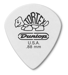Jim Dunlop 478R.88 Tortex White Jazz III Pena (0.88 mm)