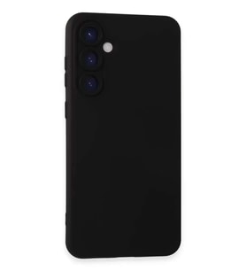 Galaxy S24 Plus Kılıf Nano içi Kadife Silikon - Siyah