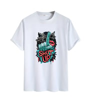 Animasyon Görselli  Unisex (Tshirt) Tişört (Beyaz)