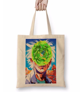 Rick and Morty Bez Çanta Uzun Saplı