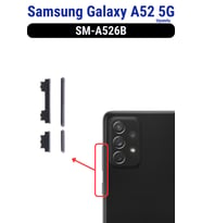 Samsung Galaxy A52 5G Açma Kapama Ve Yan Ses Tuşu Plastik Düğme SM-A526B Uyumlu