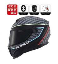 FF869 Ligtning Motosiklet Kaskı Güneş Vizörlü Full Face Motorcu Kask