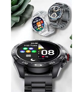 Akıllı Saat Sağlık ve Fitness Takibi Bluetooth Bağlantılı Dokunmatik Ekran