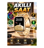 1,70 İnç AMOLED Akıllı Saat – Bluetooth Arama, 117 Spor Modu, Uzun Pil Ömrü