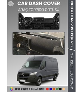 MERCEDES SPRINTER VS30 (2018-2024) Torpido Örtüsü Premium Kalite Torpido Koruma Özel Kesim UV Koruma