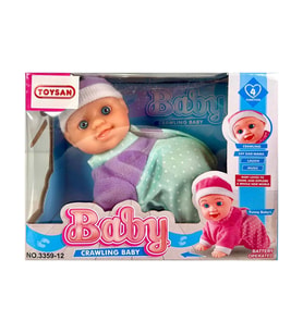 Nessiworld Pilli Emekleyen Sesli Bebek