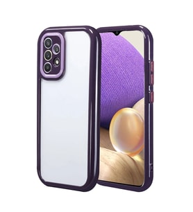 Galaxy A32 4G Kılıf Kamera Korumalı Renkli Kenar ve Çerçeve Tasarımlı Zore Vitamin Kapak