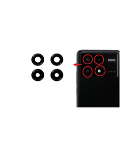 Poco X6 Pro İle Uyumlu Kamera Camı İthal Set 2311DRK48G 2311DRK48I