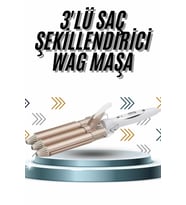 Wag Maşa Profesyonel Saç Şekillendirici İyon Özellikli Isı Kademeli