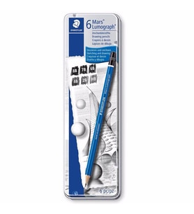 Staedtler Mars Lumograph Dereceli Kalem Seti 6lı