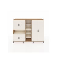 Hyperion Dolap 13 Raflı 6 Kapaklı 220x44x163 Çam-Aytaşı