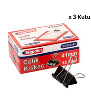 Bigpoint Çelik Kıskaç 41 mm x 3 Kutu