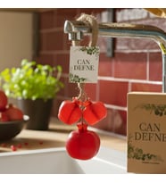 Nar Şeklinde El Yapımı Doğal Sabun – Aromatik Kokulu Dekoratif Banyo Sabunu (Kırmızı)