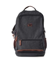 Ççs London 51573 Laptop Kanvas Sırt Çantası Siyah