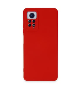 Redmi Note 12 4G Kılıf Nano Içi Kadife Silikon - Kırmızı