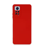 Redmi Note 12 4G Kılıf Nano Içi Kadife Silikon - Kırmızı
