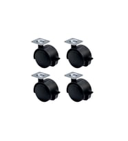 Büyük Plastik Tablalı Frenli - 50MM HKS128 - 4 Adet TG-V 12333
