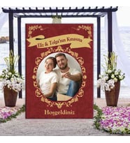 Lavanta Konsept Kına Karşılama Panosu