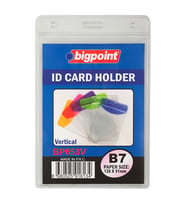 Bigpoint Korumalı Kart Poşeti Dikey B7 (91x128mm) x 10 Adet (Renksiz)