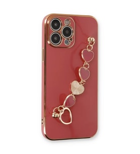 Apple iPhone 14 Pro Max Kılıf Esila Silikon - Kırmızı