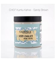Cadence Very Chalky Home Decor Mobilya Boyası 500 ml. CH-07 KUMLU KAHVE 