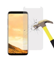 Samsung Galaxy S8 Tam Kaplayan Kavisli Cam Ekran Koruyucu (Şeffaf)
