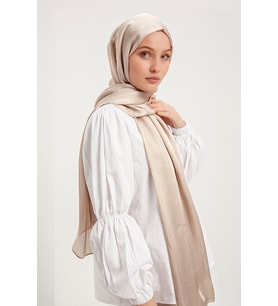 Şaless Tesettür Kadın Janjanlı Krinkıl Abiye Şal-siyah- 70x190cm (Taş)