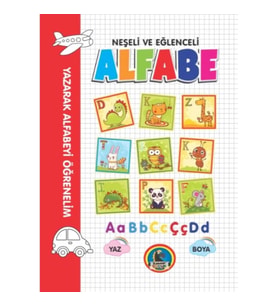 Neşeli ve Eğlenceli Alfabe Boyama