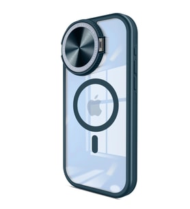 İphone 15 Kılıf Teleskop Lens Magsafe Kapak - Lacivert