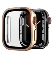 Dux Ducis Hamo Series Apple Watch 45mm için Hard PC Full Koruma Sert Armor Zırh Kılıf (Rose)